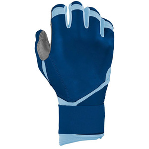 Breathable Customized Logo Long Cuff Leather Baseball Batting Gloves Velcro Closure Unisex Adults ODM OEM Service Sale - Product Image 4