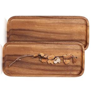 Bandeja de Servir de Madera de Acacia Premium, Grabado Personalizable con Logotipo en Color para Bodas, Fiestas, Pasteles, Pan, Desayuno, Uso en el Hogar y la Cocina - Product Image 6