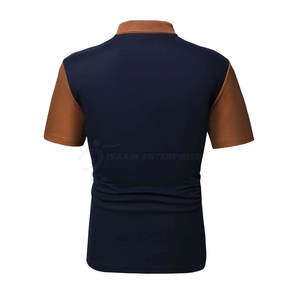 El mejor producto Hombres para camisetas de polo Patrón sólido Tela de Jersey Precio de fábrica más vendido - Product Image 2