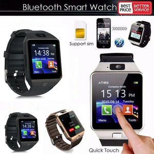 Nouvelle <span class=keywords><strong>montre</strong></span> intelligente DZ09 avec caméra en forme de cœur pour Android, double SIM, IP65, bracelet en silicone unisexe, suivi d'activité - Product Image 2