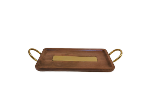 Último diseño de dátiles, plato para servir, base de madera superior de aluminio, elegante para servir frutas, dátiles para Ramadán en venta al por mayor - Product Image 3