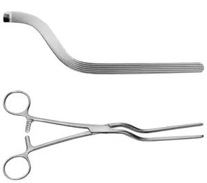 Brunner Non-Traumatic Stomach & Intestinal Clamps Surgery Forceps 24cm Curved Wholesale Premium Quality Health Care Instruments