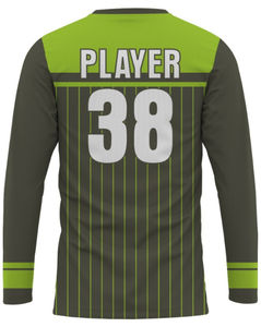 Camiseta de Manga Larga Holgada con Estampado Personalizado Sublimado de Alta Calidad, Ecológica, de Secado Rápido, 100% Poliéster Transpirable de Punto - Product Image 2