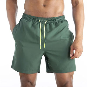 Design personnalisé Short de sport à fleurs pour hommes High Street Short de fitness d'été en coton uni avec cordon de serrage uni écologique - Product Image 1