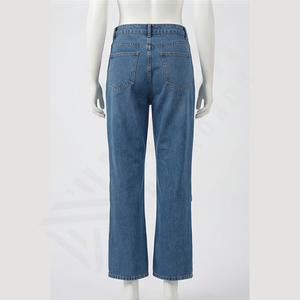 กางเกงยีนส์ผู้ชายคุณภาพสูง ผ้าฝ้าย ทรงหลวม สไตล์แบ็กกี้ แฟชั่นสั่งทำได้ ขายส่ง OEM - Product Image 2