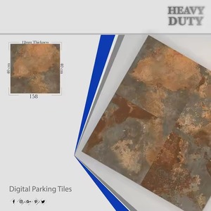Fornecimento De Fábrica Heavy Duty Cerâmica Porcelana Exterior Estacionamento Ladrilhos 400x400mm Preço De Fábrica Do Fabricante Indiano - Product Image 2