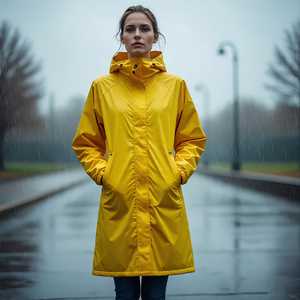 Chaqueta cortavientos para mujer, capa de lluvia, satén Spandex, impermeable, senderismo, ropa de calle para mujer, chaqueta de nailon Spandex 100% para hombre - Product Image 2