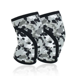 7mm Neoprene Camouflage <b>Knee</b> <b>Sleeve</b> Breathable Weightlifting Support with Safety Function for Fitness Enthusiasts - Product Image 2