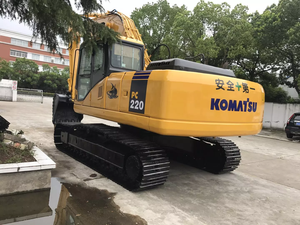 Haute qualité japon Komatsu PC220 pelle sur chenilles d'occasion 2017 modèle 25TON moteur et boîte de vitesses composants de base fournisseur de Shanghai - Product Image 2