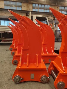 Nuovo <span class=keywords><strong>Ripper</strong></span> a Denti Idraulico da 3.5t per Escavatore, Giallo, con Scarificatori Affilati e Componente Motore Centrale per Vibrazione e Frantumazione Potente - Product Image 5