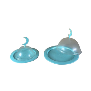 Hand Curved Design Glossy Finishing <b>Weddings</b> Party <b>Cake</b> Stand In Rounded Shape Set Of two For Home Hotel And Restaurant usage - Product Image 5