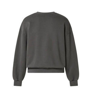 เสื้อสเวตเชิ้ตผู้ชายไซส์ใหญ่ ดีไซน์เอง ปี 2025 แบบเรียบง่าย แขนยาว พร้อมสกรีนโลโก้และป้ายแบบกำหนดเอง สำหรับฤดูหนาว - Product Image 2