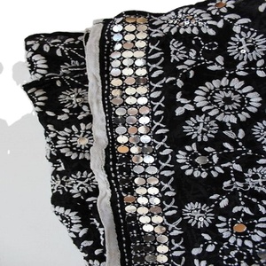 Bohemian Hand Embroidery Autumn Beach Wear Chiffon <b>Hijabs</b> Colorful Women Clothing - Product Image 2
