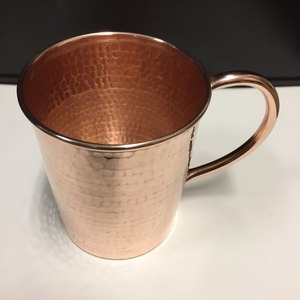 Taza de cobre Moscow Mule Acabado martillado Vasos hechos a mano para cócteles Bar Fiesta en casa y restaurante - Product Image 5