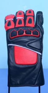 ถุงมือป้องกันมอเตอร์ไซด์ถุงมือหนังแท้เจาะรูสำหรับมอเตอร์ครอส - Product Image 2