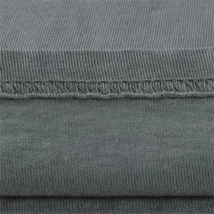 เสื้อยืดผ้าคอตตอนหนานุ่มคุณภาพสูงทรงโอเวอร์ไซส์สีดำสั่งทำพิเศษสำหรับผู้ชาย ขายดี - Product Image 4