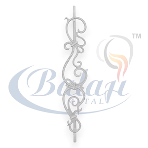 Grille de balcon en fonte gris moderne, finition polie, moulage CI, utilisation domestique, panneau de protection de garde-corps, garantie 5 ans, vente en gros B2B - Product Image 1