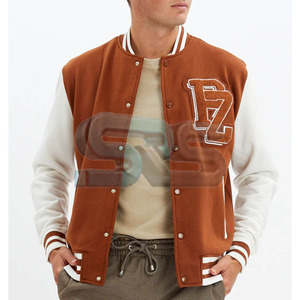 Premium Quality Men's Letterman Winter Jacket Windproof Comfortable Outdoor Fashion Streetwear Casual Wear Oversized Style - Product Image 1