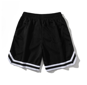 Short sportif en maille personnalisé 100% polyester pour hommes, Streetwear athlétique à taille élastique pour le sport-Filets pour la course à pied - Product Image 5