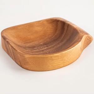 Bandeja de descanso para soporte de cuchara de madera de acacia para cocina, soporte para utensilios de cocina de madera natural para estufa o encimera - Product Image 2