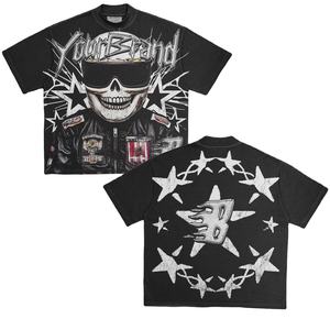 Vêtements pour hommes, t-shirts pour hommes en gros, 100% coton, haute qualité, nouveau t-shirt X Legends Never Die avec grand imprimé crâne, t-shirts pour hommes - Product Image 1