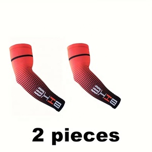 Manchons de bras rafraîchissants unisexes personnalisés, absorbant la transpiration et offrant une protection solaire pour la course à pied - Product Image 1