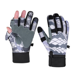 Custom Made Protection <b>Gloves</b> Finger Less-Soft Sport <b>Fishing</b> <b>Gloves</b> Best Sublimation <b>Fishing</b> <b>Glove</b> For Men's - Product Image 3