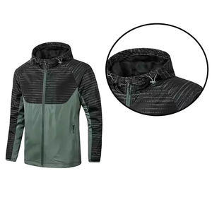 OEM Plain Dyed Nylon Made Waterproof Jackets Customized Windbreaker Jacket <b>for</b> Men's With <b>Zipper</b> Closure Full Sleeves <b>for</b> <b>Sale</b> - Product Image 2
