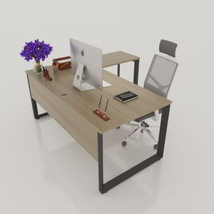 Industrial Executive Desk Legs 1600x800mm Triangular Steel Frame Interlocking Assembly Iron <b>Table</b> Frame Home <b>Office</b> Apartment - Product Image 4