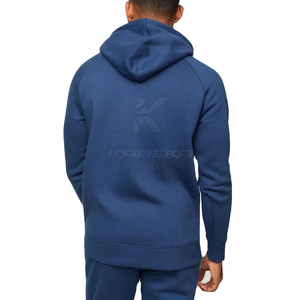 Survêtement décontracté à capuche pour homme, design unique et tendance, en molleton uni, 100% coton, respirant, écologique, pour l'hiver - Product Image 2