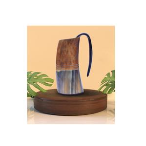 Fabricant professionnel de table de tasse de corne à boire Viking naturel ont été utilisés produit solide de tasse de corne de taille personnalisée de finition - Product Image 6