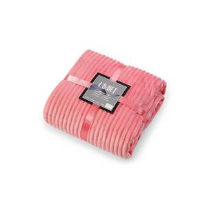 Luxury Ribbed Fleece Throw Blanket Plaid Pattern Thick and Warm for <b>Home</b> Couch for Winter & Christmas-Multiple Sizes & Colors - Product Image 5