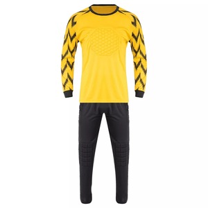 Nouveau maillot de gardien de but de football rembourré à manches longues maillots de football France uniforme de gardien de but vêtements de football durables - Product Image 1