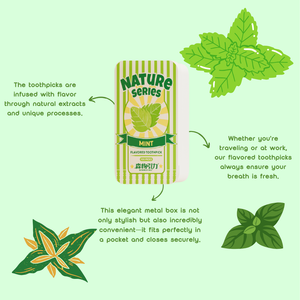 Palitos de Dente Premium Aromatizados - Para Ajudar a Parar de Fumar - Sem Nicotina - Não-OGM, Vegano, Mentol Fresco - Product Image 2