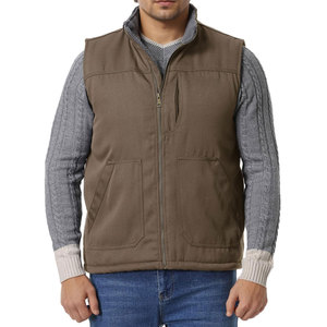 Chaleco de Lona para Hombre, Diseño Único 2026, Precio Económico al por Mayor, 100% Algodón, Transpirable, Estilo Urbano Informal - Product Image 1