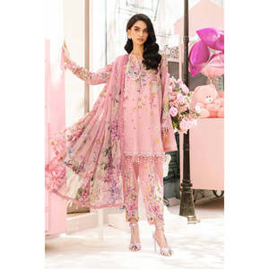 Maria B 2025 <b>Eid</b> Collection MPT-2603-B-TC-1275 Indian <b>Pakistani</b> <b>Dress</b> Salwar Kameez Choli Saree in Party Style Made Polyester - Product Image 1