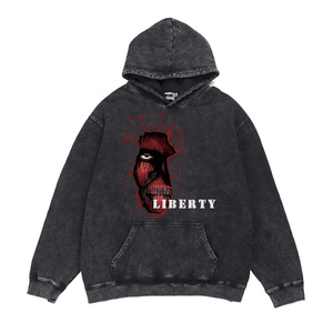 Qualité supérieure hommes robuste confort café éponge goutte épaule Europe amérique surdimensionné lavage à l'acide unisexe hiver numérique - Product Image 2