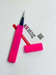 Professional Flower Tiger multi Color Stainless Steel Eyebrow Tweezer Pointed <b>Silver</b> Custom Logo Eco-Friendly Lightweight - Product Image 3