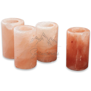 Vasos de chupito de tequila de sal del Himalaya elegantes de diseño personalizado con bandeja hechos a mano para la mejor experiencia de beber - Product Image 5