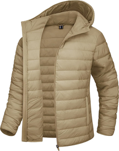 Blouson d'hiver matelassé léger en coton pour femme avec capuche, décontracté, imperméable, respirant, rembourrage épais - Product Image 2
