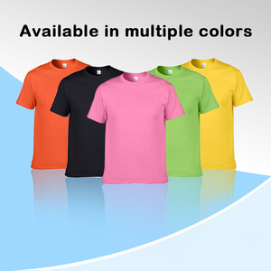 Camisetas de verano Venta al por mayor Ropa de calle en blanco Color sólido Hombres O Cuello Camisetas - Product Image 5