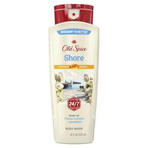 Gel de Baño Limpiador Old Spice para Hombre, Aroma Fresco 24/7, Hidratante, Antienvejecimiento, Vitamina E, Aceite de Oliva, Tamaño Viaje - Product Image 1