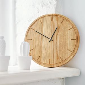 Accessoires pour la maison horloge en bois élégante tenture murale horloges en bois naturel pour la décoration de la chambre - Product Image 3