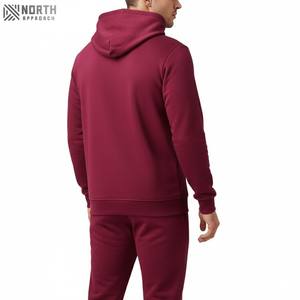 Ropa deportiva conjuntos de Sudadera con capucha de peso pesado chándal personalizado 400 Gsm 100% algodón polar pulóver con capucha y pantalones de chándal conjuntos para Unisex - Product Image 2