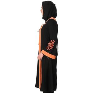 Tunique Azka Modest Style en tissu noir et Nida - Product Image 2