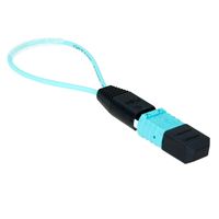 Cordon de raccordement à bouclage en fibre optique, connecteur LC SC, câble monomode multimode, testeur optique à faible perte pour les tests de réseau