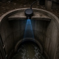 Sensor de Nivel de Agua por Radar de Onda Milimétrica de 120 GHz, IP68, Bajo Consumo, Alcance de 10 m, Precisión de 1 mm, para Monitoreo de Tanques y Estaciones de Bombeo