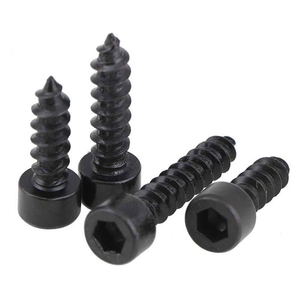 Gr8.8 Grade Black Oxide Cylindrical Head Self-Tapping <b>Screw</b> for Woodworking M4 <b>M5</b> M6 - Product Image 1