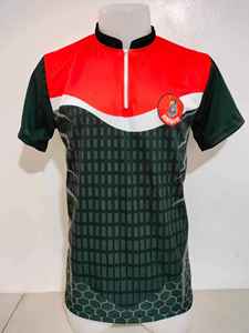 Golf de hombre hecho a medida de alta calidad para Polo, diseño informal de manga corta con impresión personalizada de tela tejida transpirable a la venta - Product Image 5