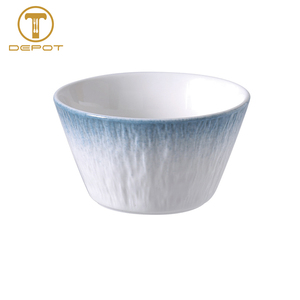 Muestra Gratis de Tazón Pequeño de Cerámica Blanca Texturizada, Mini Tazón para Servir Salsas, Postres y Catering en Restaurantes - Product Image 5
